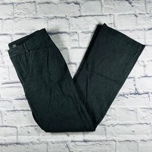 Old Navy Womens High Rise Pixie Pants Grey Secret Smooth Pockets Size 8